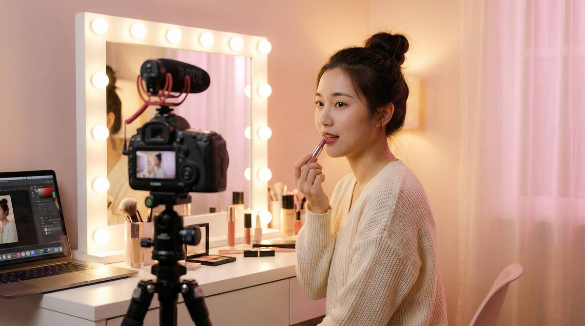 探花美妆视频教程